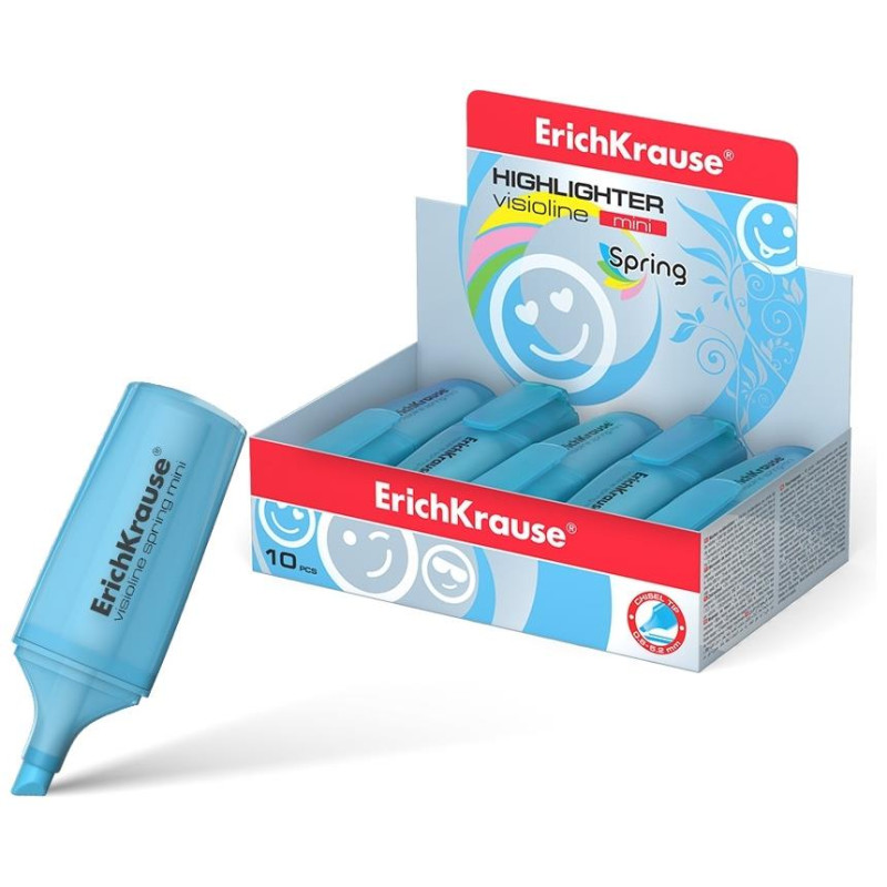 Erichkrause Υπογραμμιστής Visioline Mini Spring Μπλε EK48793