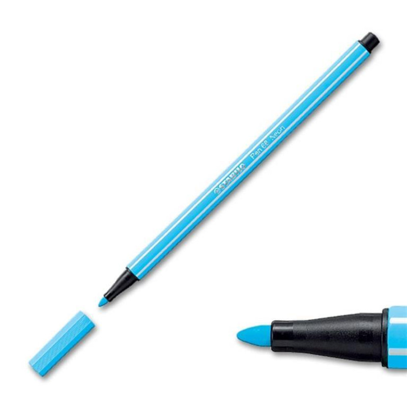 ΜΑΡΚΑΔΟΡΟΙ STABILO 68/031 FLUO BLUE