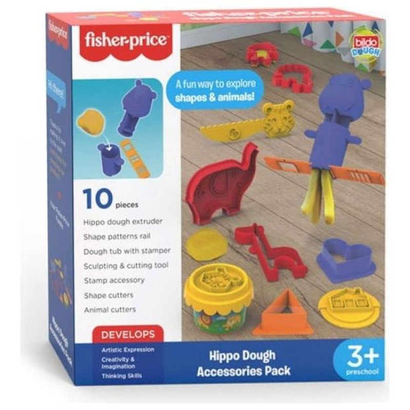 Fisher Price Bl Ιπποπόταμος Σετ Πλαστελίνης Με Αξεσουάρ 862-80420 Fisher Price Bl Ιπποπόταμος Σετ Πλαστελίνης Με Αξεσουάρ 862-80420
