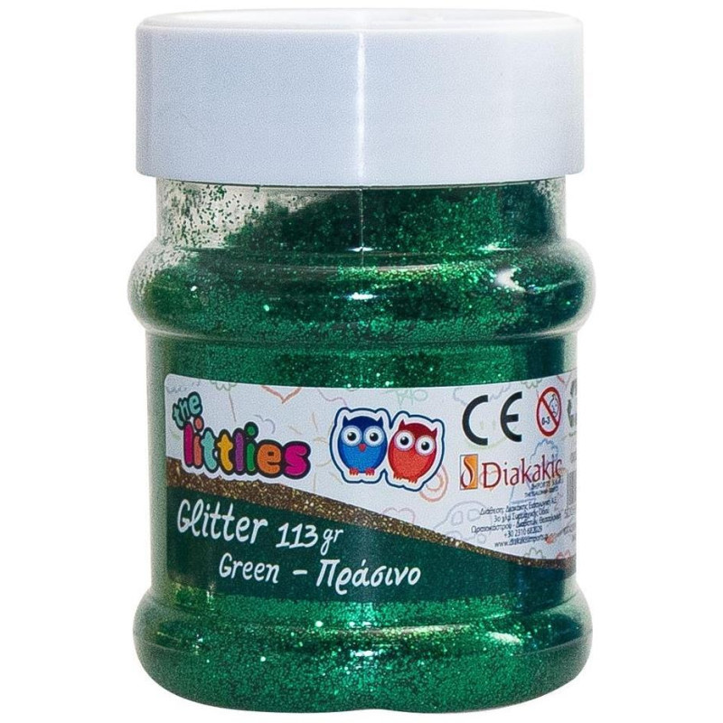 The Littlies Glitter Σκόνη Πράσινη 113gr  646713