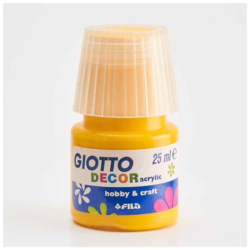 Giotto Decor Acrylic 25 ml Dark Yellow 538104 Giotto Decor Acrylic 25 ml Dark Yellow 538104