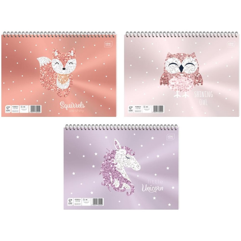 Interdruk Μπλοκ  Ζωγραφικής 21x30 Shiny Girls 40φυλλα 111004012