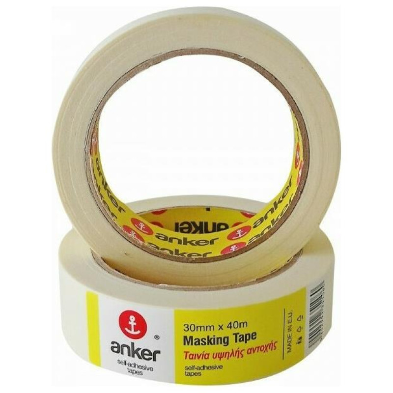 Anker Κολλητική Ταινία Masking 30mmx40m 2295852