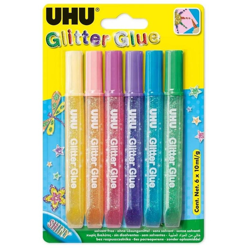 Κόλλα UHU Glitter Shiny 10ml