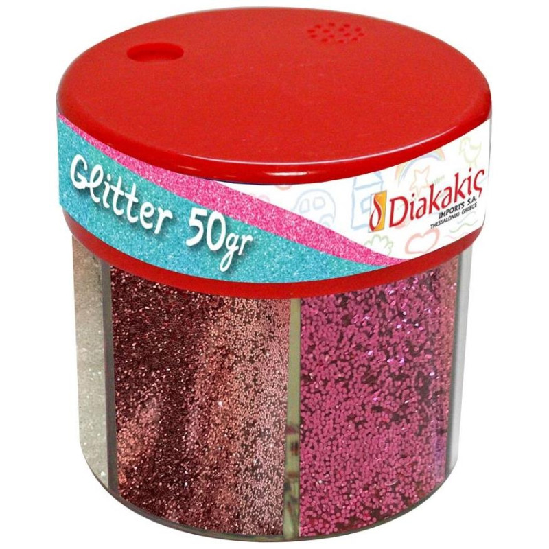 The Littlies Glitter Σκόνη 6χρωμ  50gr 646901