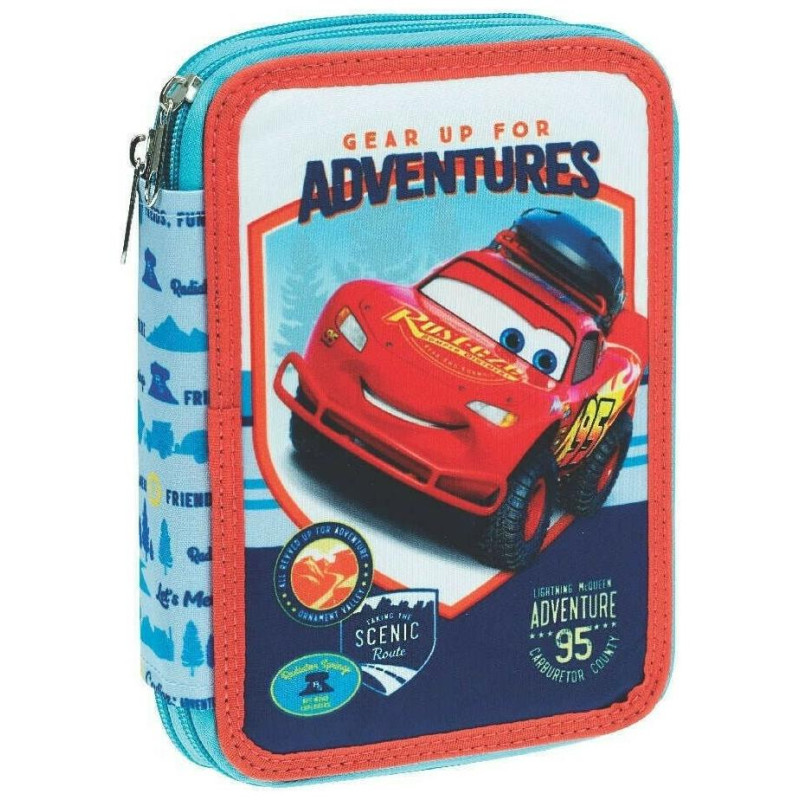 Gim Κασετίνα Διπλή Cars Gear Up 341-37100