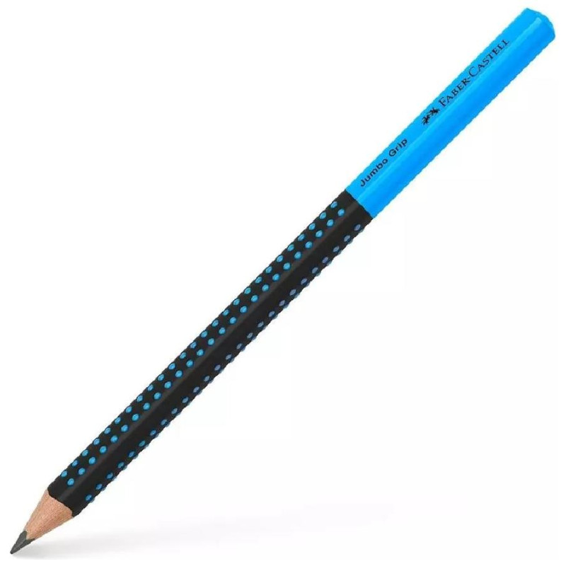 Faber Castell  Μολύβι Jumbo Grip Δίχρωμο Μαύρο-Μπλε 511910