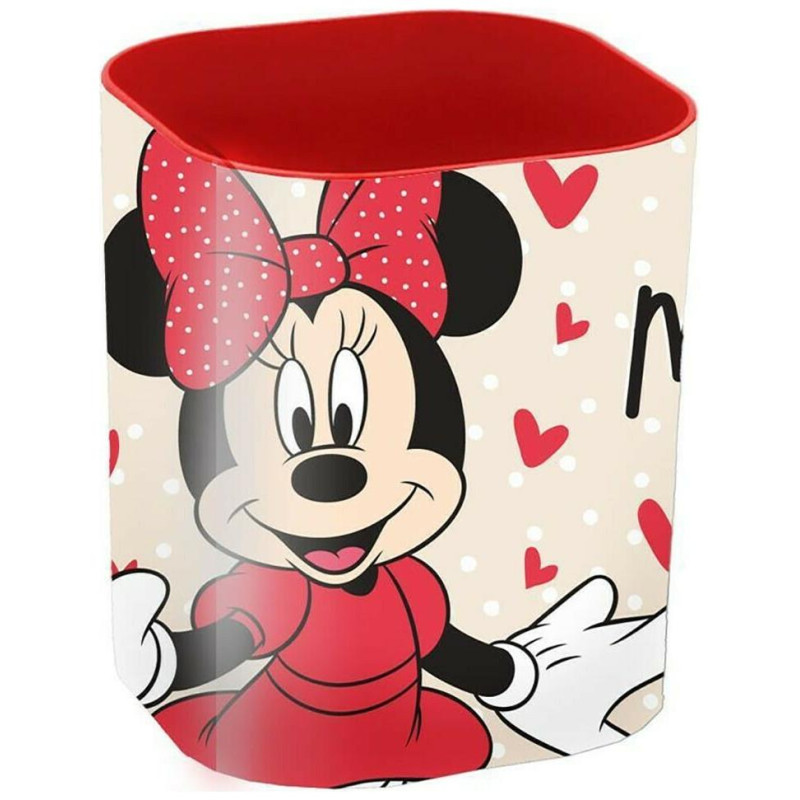 Διακάκης Μολυβοθήκη Πλαστική 8x8x9,5cm Minnie 563198