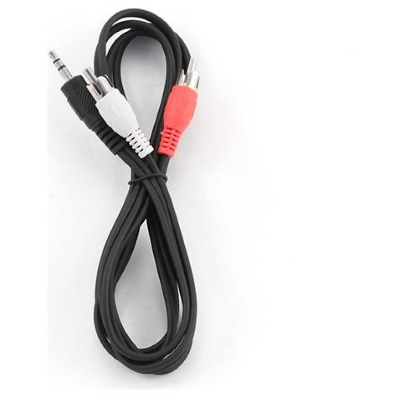 Cablexpert Καλώδιο 3.5mm male - RCA male Μαύρο 1.5m CCA-458 Cablexpert Καλώδιο 3.5mm male - RCA male Μαύρο 1.5m CCA-458