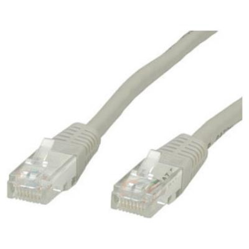 Alantec U/UTP Cat.5e Καλώδιο Δικτύου Ethernet 0.5m Γκρι