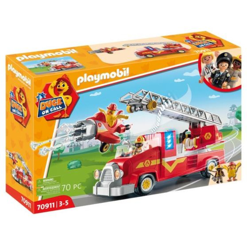 Playmobil D.O.C. - Μεγάλο Όχημα Πυροσβεστικής 70911