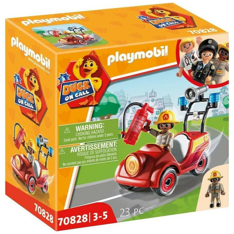 Playmobil D.O.C. - Mini Όχημα Πυροσβεστικής 70828 Playmobil D.O.C. - Mini Όχημα Πυροσβεστικής 70828