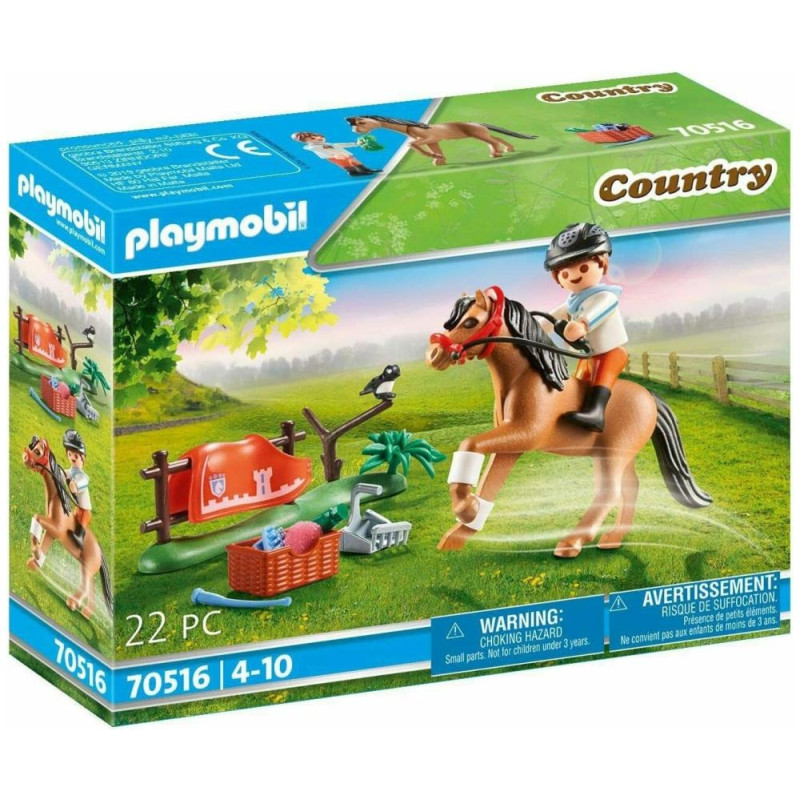 Playmobil Αναβάτης με πόνυ Connemara 70516 Playmobil Αναβάτης με πόνυ Connemara 70516