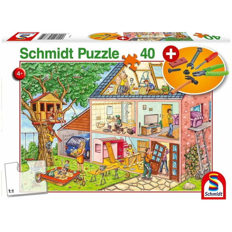 Schmidt Παιδικό Puzzle Μηχανικός 40pcs για 4+ Ετών Schmidt S56375 Schmidt Παιδικό Puzzle Μηχανικός 40pcs για 4+ Ετών Schmidt S56375