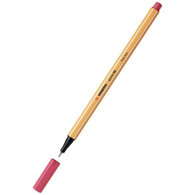 Stabilo Point Μαρκαδοράκι Γραφής 88/49 Strawberry Red New