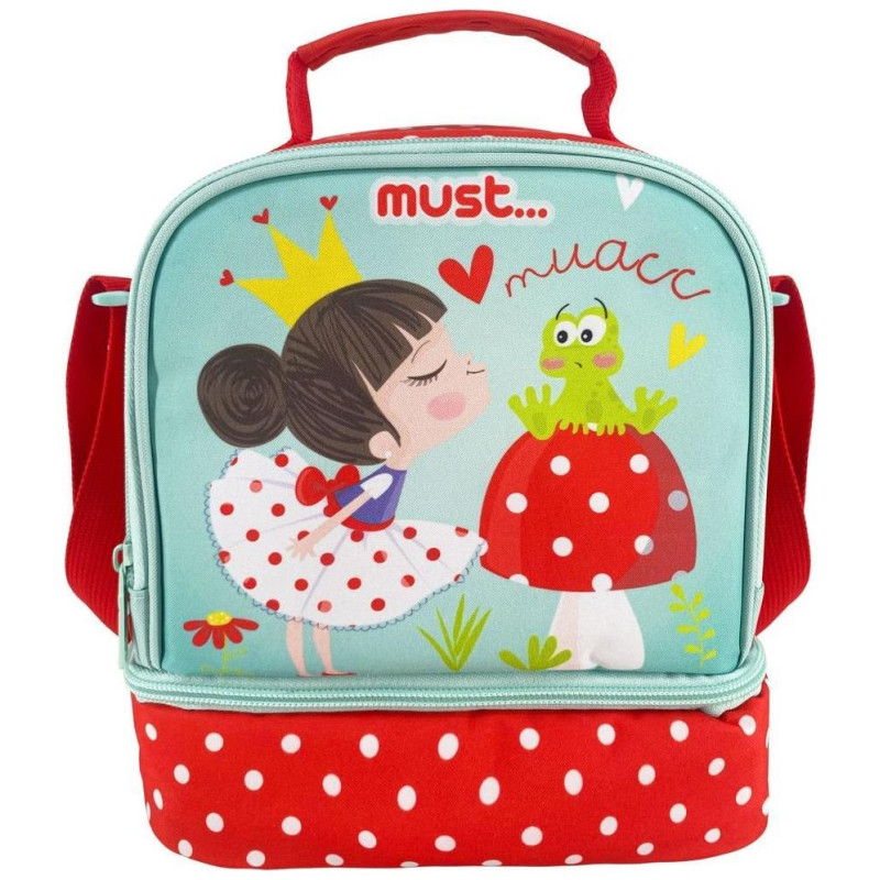 Must Τσαντάκι Φαγητού Yummy 24x12x20cm Ισοθερμικό Princess With Frog 585118