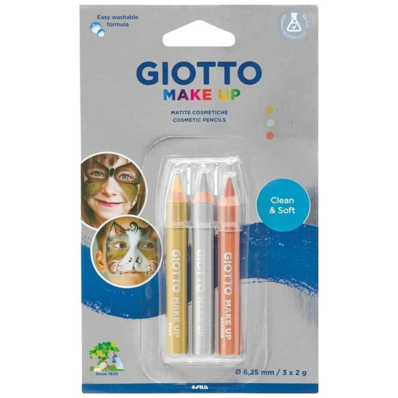 Giotto Make Up - Μεταλλικά Μολύβια 3Τμχ 473200