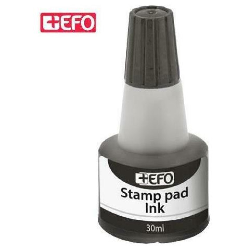+Εfο Μελάνι Ταμπόν Μαύρο 30ml 410052