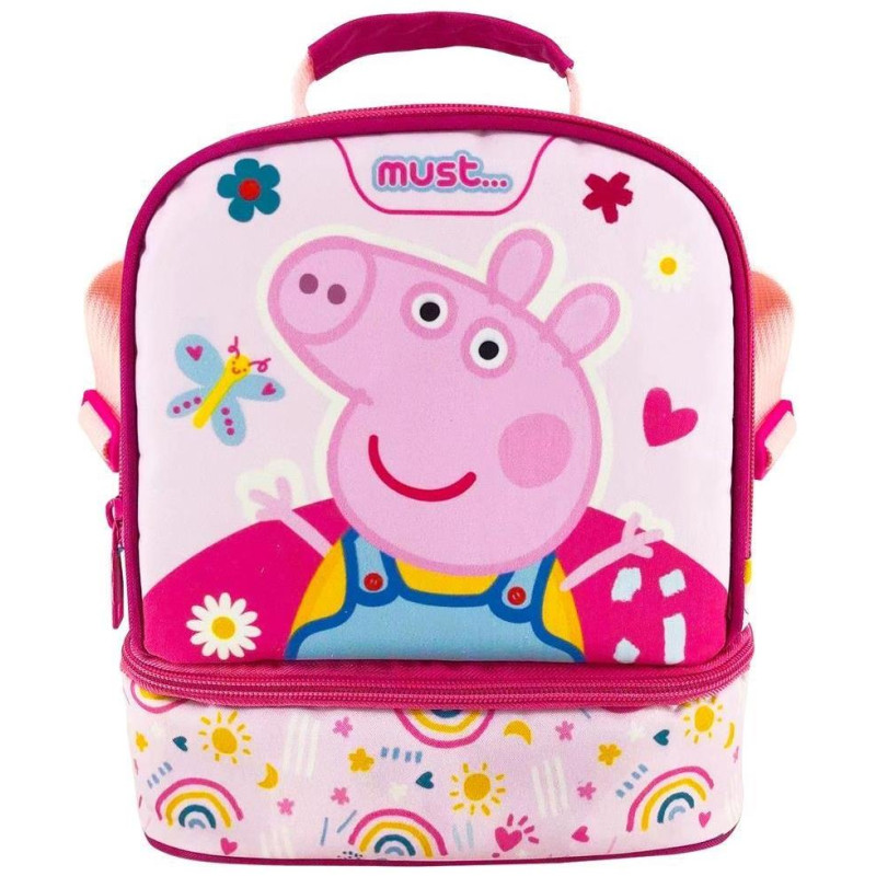 Must Τσαντάκι Φαγητού 24x12x20 Ισοθερμικό Peppa Pig 482743
