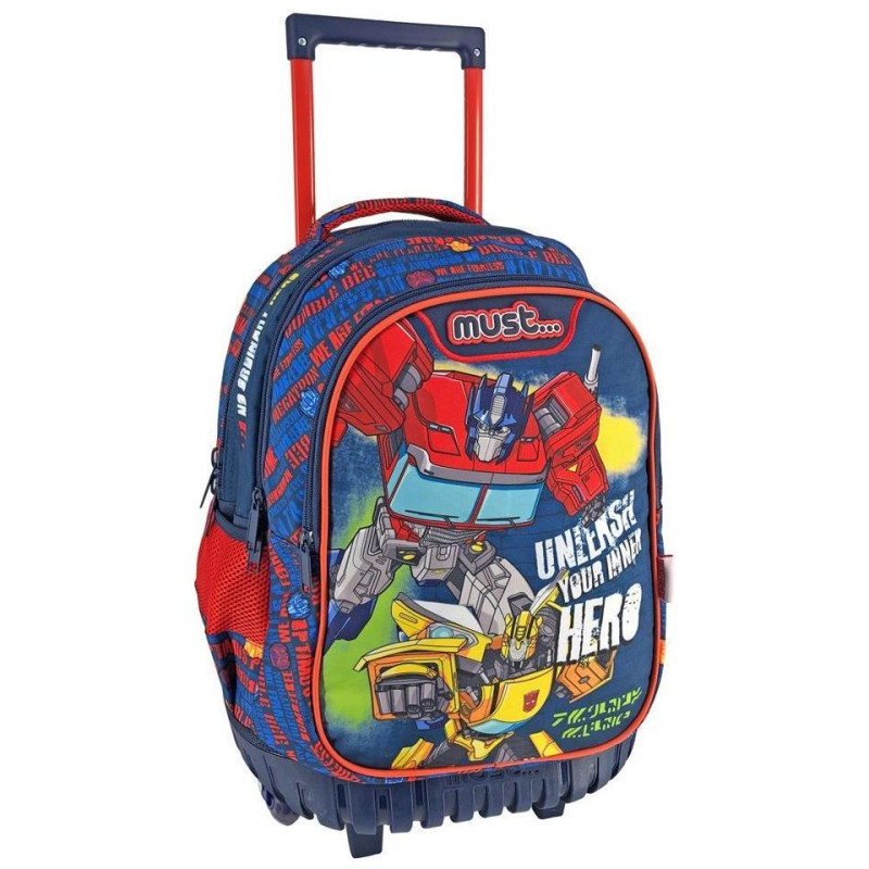 Must Τσάντα Τρόλεϊ Δημοτικού 34x20x44cm 3 Θήκες Transformers Unlease Your Inner Hero 483244 Must Τσάντα Τρόλεϊ Δημοτικού 34x20x44cm 3 Θήκες Transformers Unlease Your Inner Hero 483244