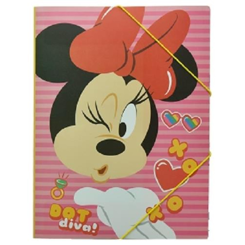 Gim Ντοσιέ Λάστιχο ΡP Α4 Minnie 340-37515