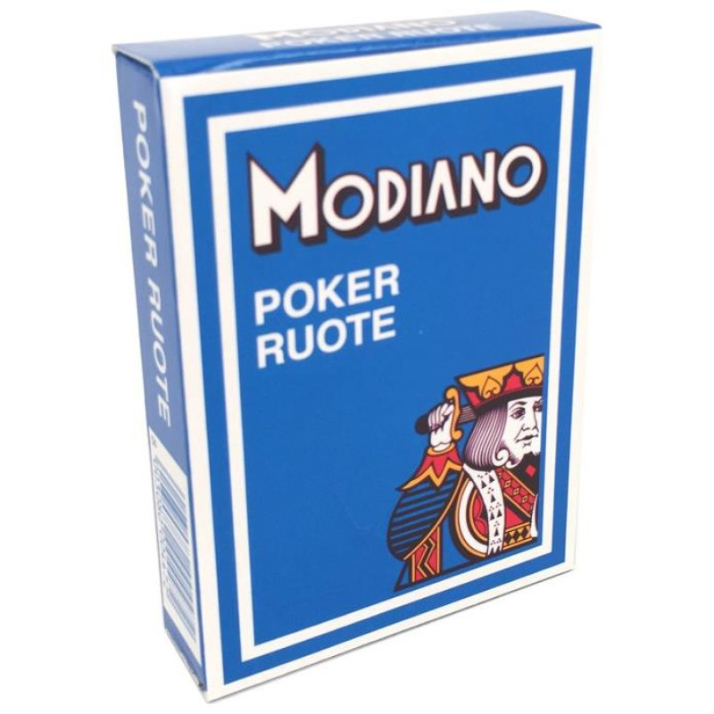 Modiano Τράπουλα Χάρτινη Poker Ruote Μπλε Modiano Τράπουλα Χάρτινη Poker Ruote Μπλε