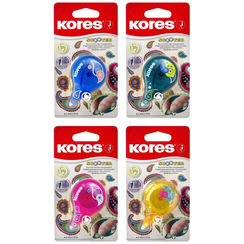Kores Διορθωτική Ταινία Scooter 4.2mm x 8m KR84931