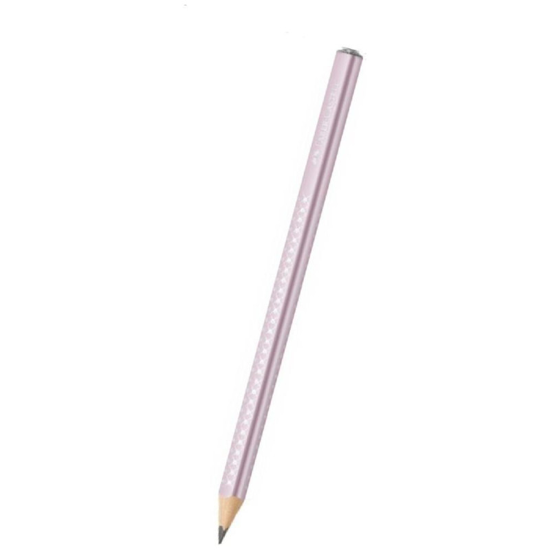 Faber Castell Μολύβι Jumbo Sparkle Mεταλλικό Cosmic ΙΙ Poζέ 111661