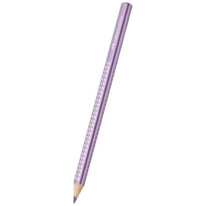 Faber Castell Μολύβι Jumbo Sparkle Mεταλλικό Cosmic ΙΙ Βιολετί 111663