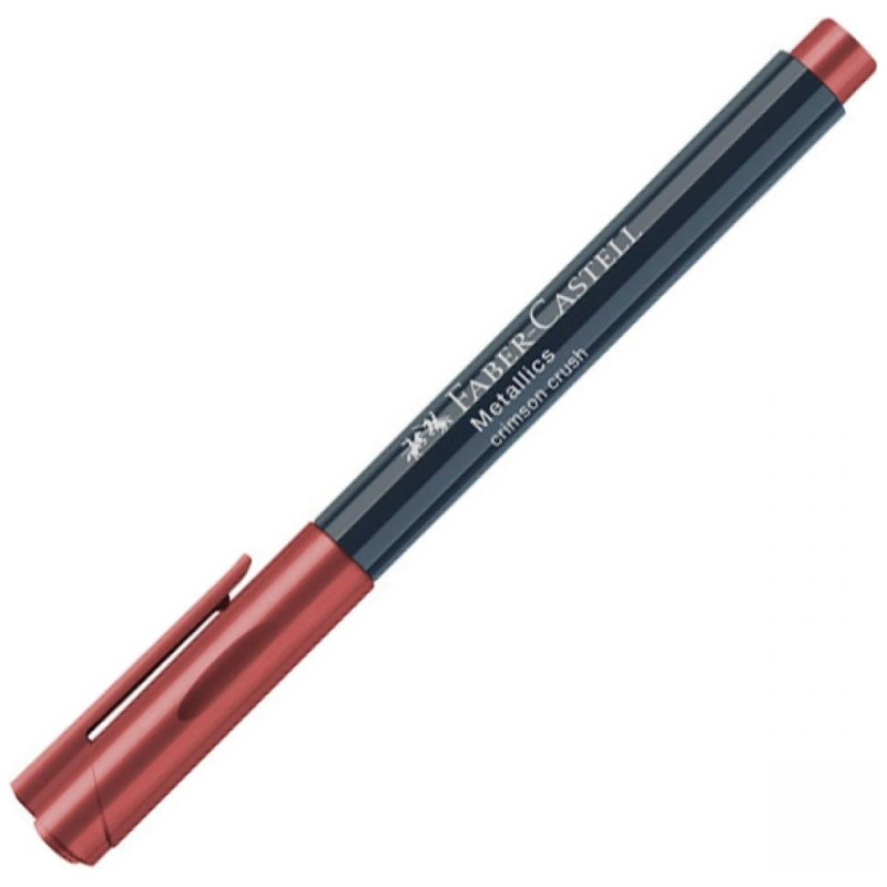 Faber Castell Mεταλλικός Μαρκαδόρος Χειροτεχνίας Κόκκινος 160793