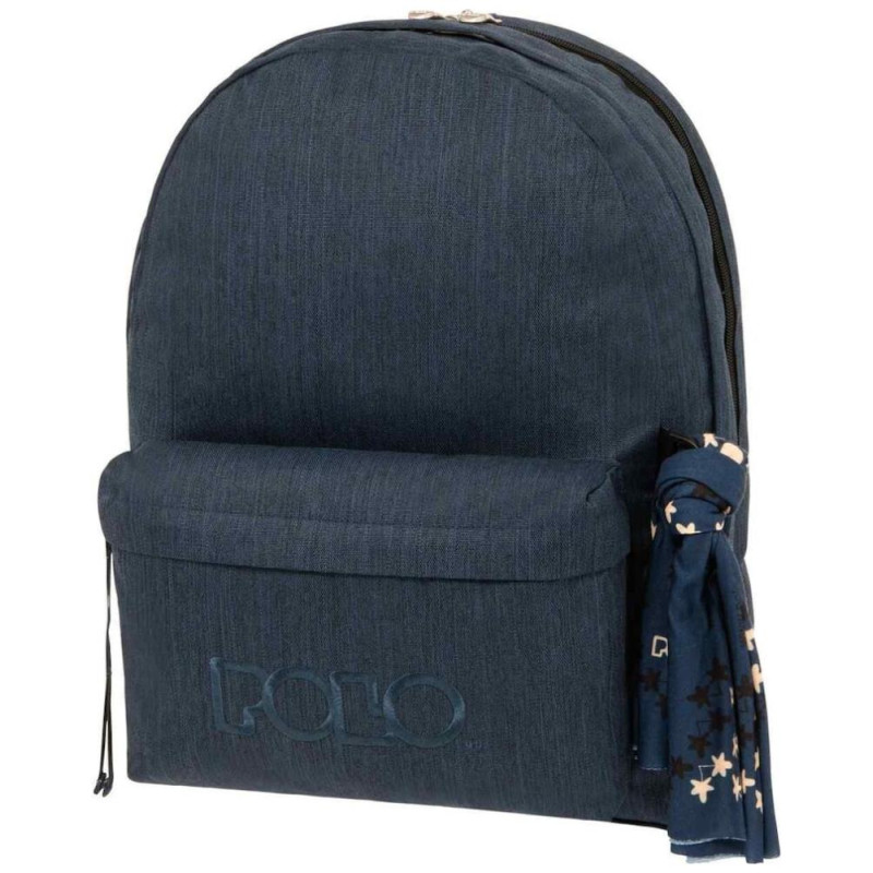POLO ΣΑΚΙΔΙΟ ORIGINAL DOUBLE SCARF ΜΠΛΕ ΣΚΟΥΡΟ 901235-5101 (2025)
