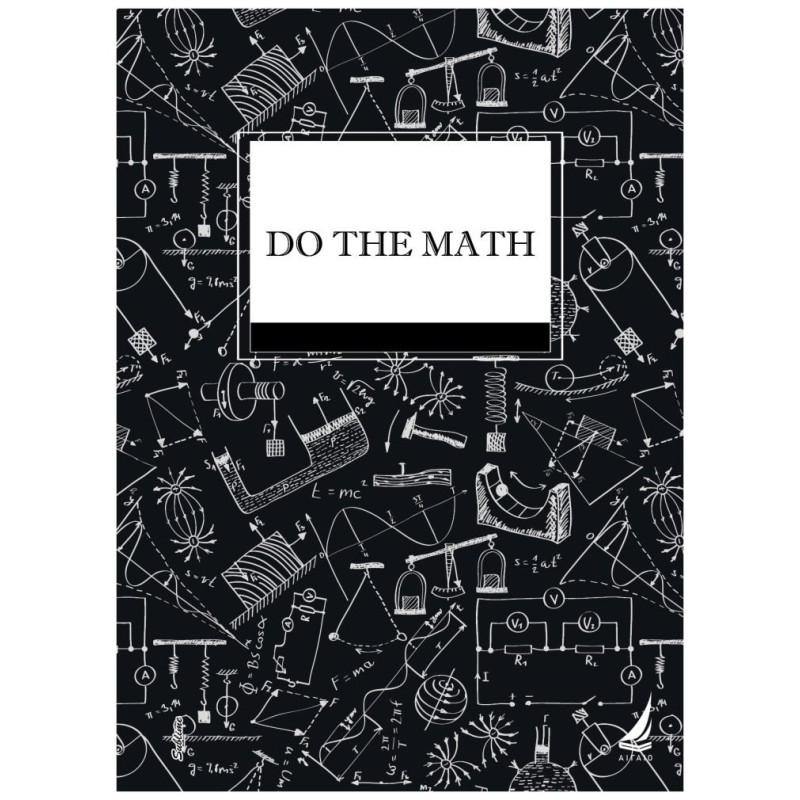 Αιγαίο Τετράδιο Σπιράλ Do The Math 17x25 3 θέματα