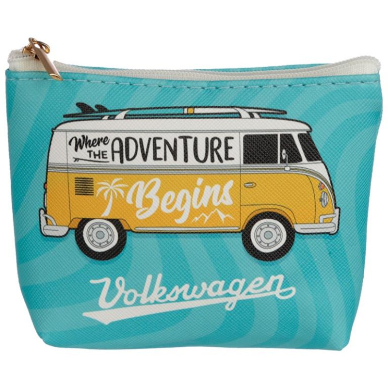 Puckator Πορτοφόλι Με Φερμουάρ Vw T1 Pvc Surf & Summer Love PUR103 Puckator Πορτοφόλι Με Φερμουάρ Vw T1 Pvc Surf & Summer Love PUR103