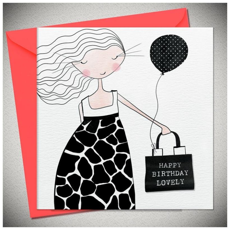 Gnf Ευχετήρια Κάρτα Γενέθλια Happy Birthday Lovely LIL07