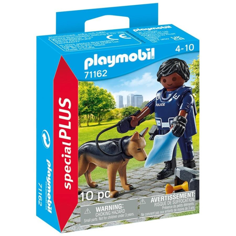 Playmobil Αστυνομικός Με Σκυλο-Ανιχνευτη 71162