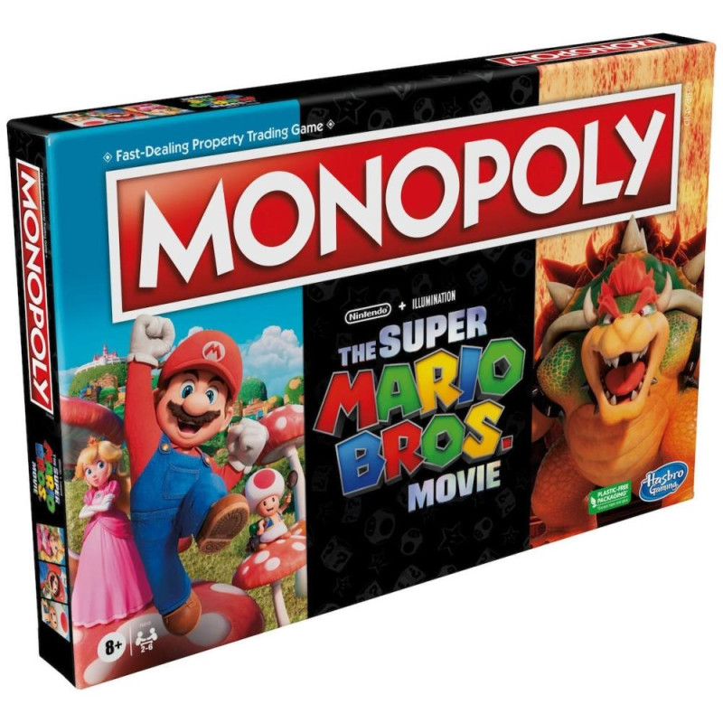 Hasbro Επιτραπέζιο Παιχνίδι Monopoly - Super Mario Movie για 2-6 Παίκτες 8+ Ετών 819-68180