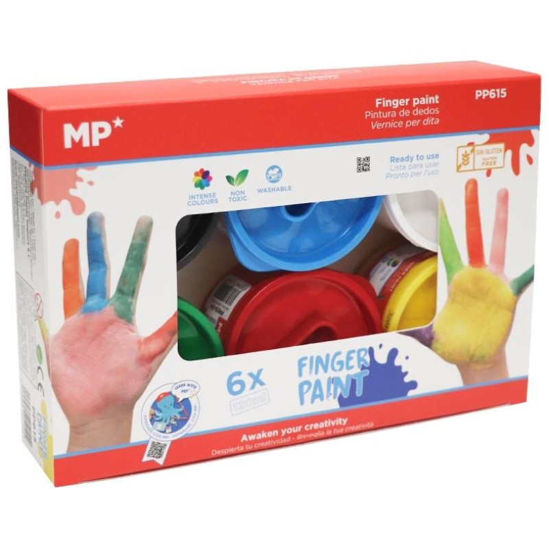 MP Δακτυλομπογιές 120ml 6 Χρώματα PP615 MP Δακτυλομπογιές 120ml 6 Χρώματα PP615