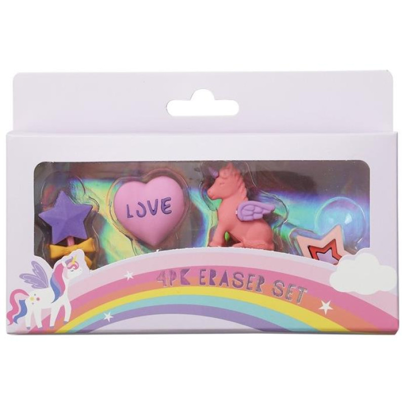 MP Fantasy Erasers 4 Units UN23017