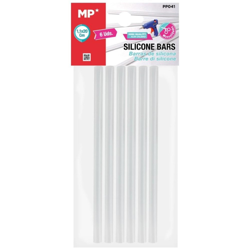 MP Μπάρες Σιλικόνης 11 mmx20 cm 6τεμ PP041 MP Μπάρες Σιλικόνης 11 mmx20 cm 6τεμ PP041