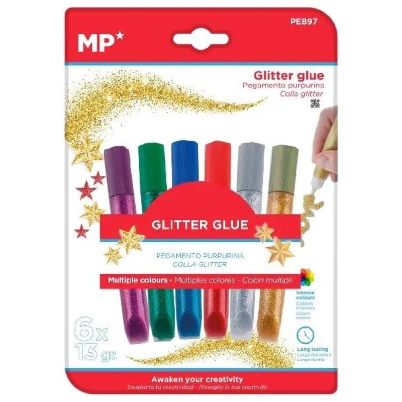 MP Κόλλα Glitter Διαφορα Χρώματα PE897