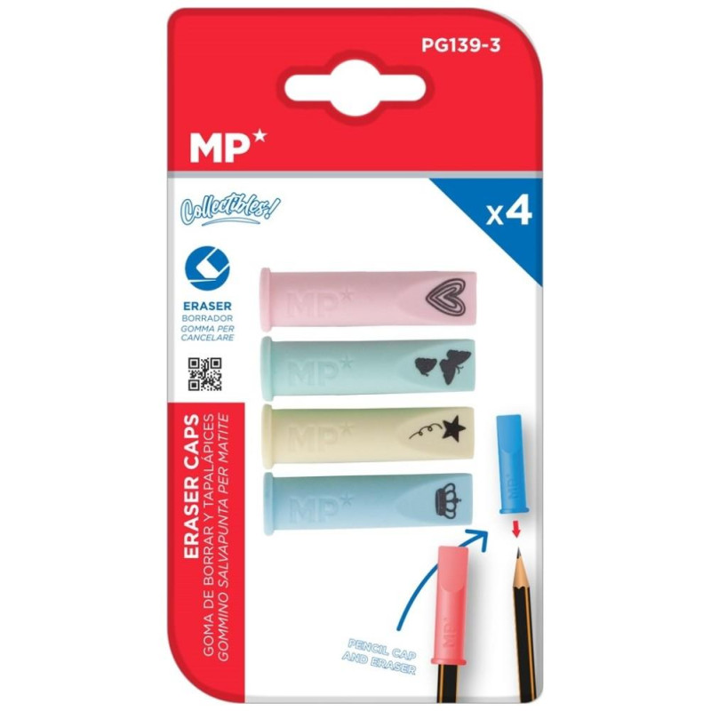 MP Ξύστρα και Γόμα με Δωρεάν Ανταλλακτικό PG139-3 MP Ξύστρα και Γόμα με Δωρεάν Ανταλλακτικό PG139-3