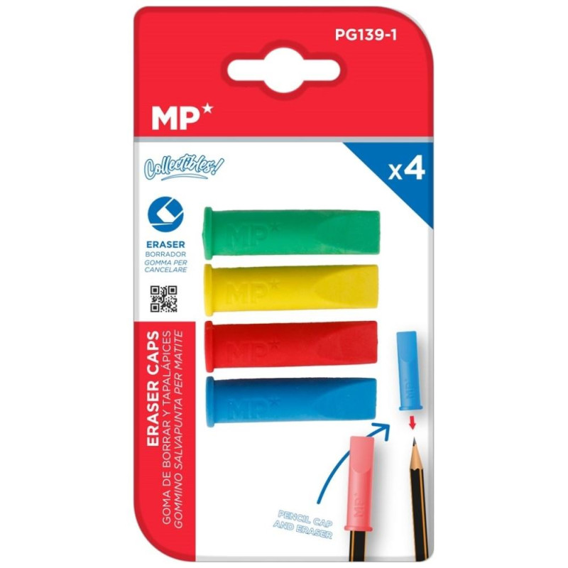 MP Ξύστρα και Γόμα με Δωρεάν Ανταλλακτικό PG139-1