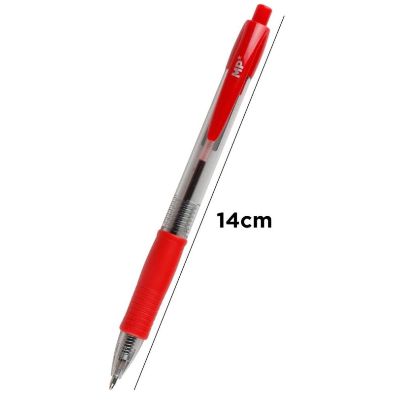 MP Στυλό Ballpoint 1.0mm Κόκκινο PE140R-S