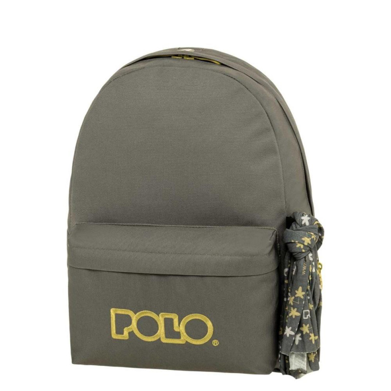 POLO ΣΑΚΙΔΙΟ ORIGINAL SCARF ΓΚΡΙ/ΧΡΥΣΟ 901135-2276 (2025)