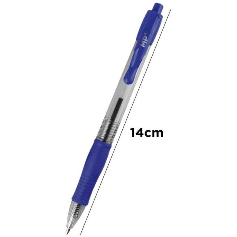 MP Στυλό Ballpoint 1.0mm Μπλε PE140A-S