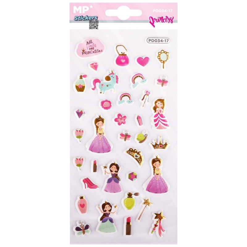 ΜP Stickers 3D Princess PD034-17