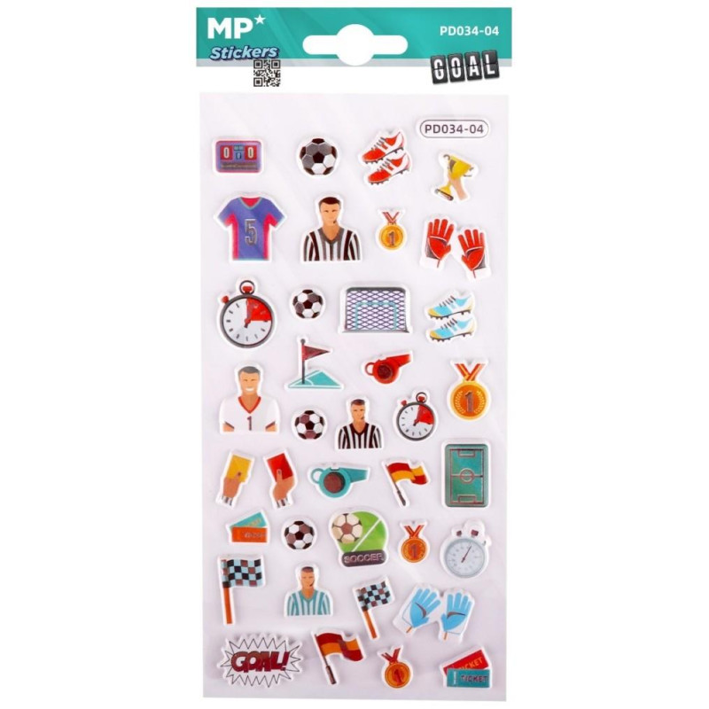 ΜP Stickers 3D Sports PD034-04