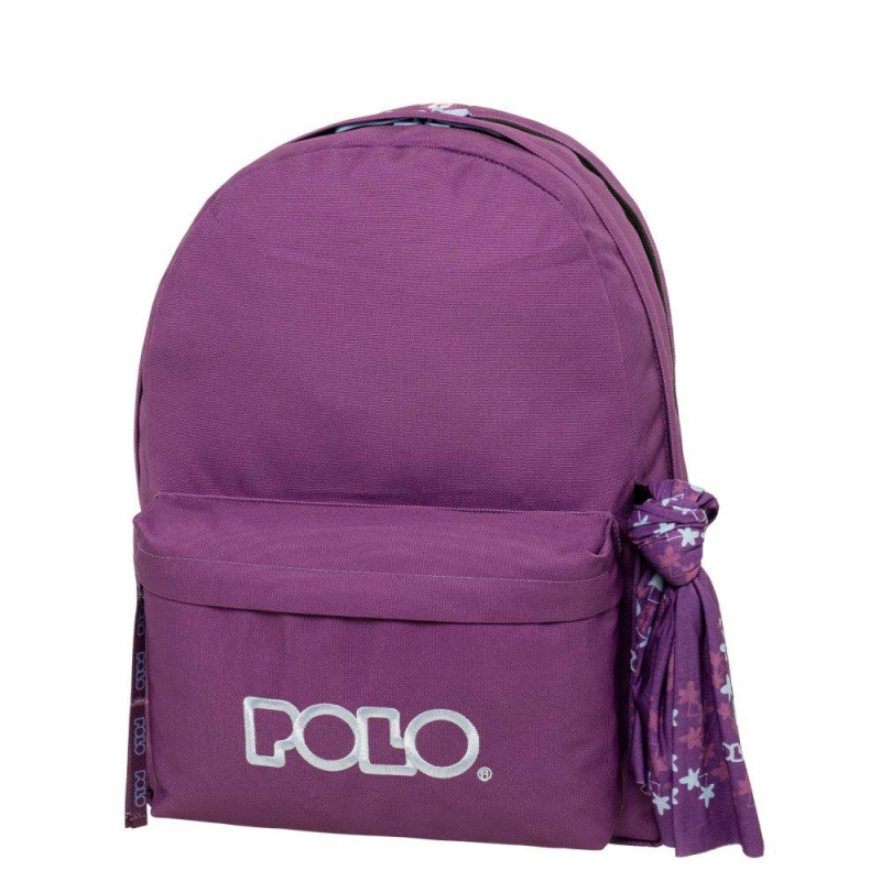 POLO ΣΑΚΙΔΙΟ ORIGINAL DOUBLE SCARF ΒΙΟΛΕΤΙ/ΑΝΟΙΧΤΟ ΚΥΑΝΟ 901235-4657 (2025)