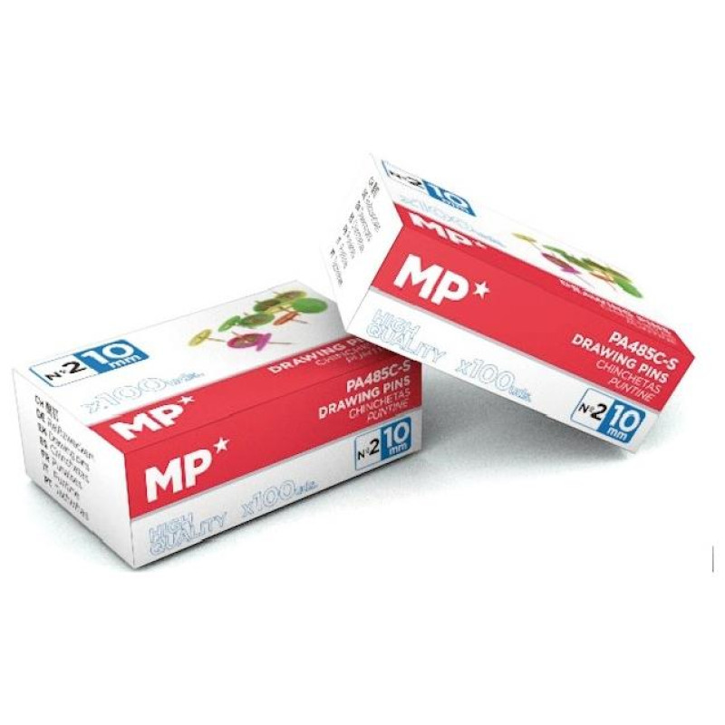 MP Χρωματιστές Πινέζες μεταλλικές10mmPA485-03