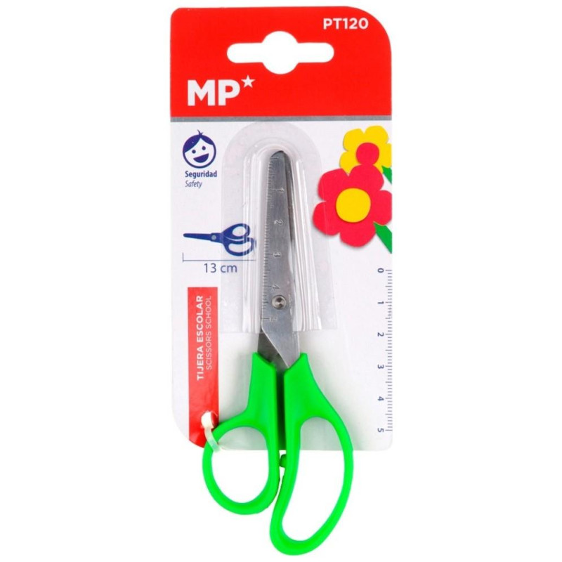 MP Σχολικό Ψαλίδι με Στρογγυλή Μύτη 13cm PT120
